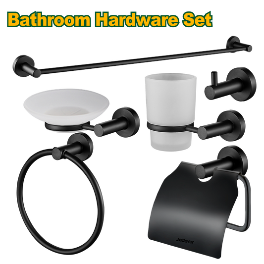طقم اكسسوارات حمام 6 قطع من جادايفر- Jadever