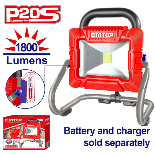 مصباح عمل لاسلكي بقدرة 20 فولت _  EMTOP LWL2025