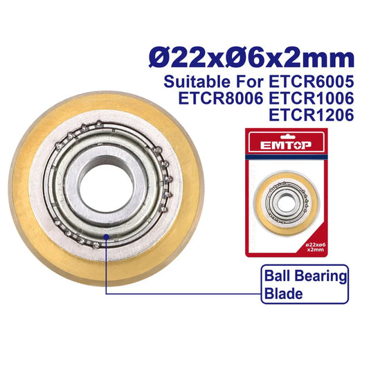 شفرات شديدة التحمل لمقص بلاط كبير الحجم   EMTOP ETCR6005B