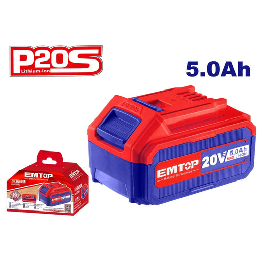 بطارية قابلة لإعادة الشحن  (ليثيوم أيون)20 فولت 5.0 أمبير في ساعةEMTOP  EBPK2003
