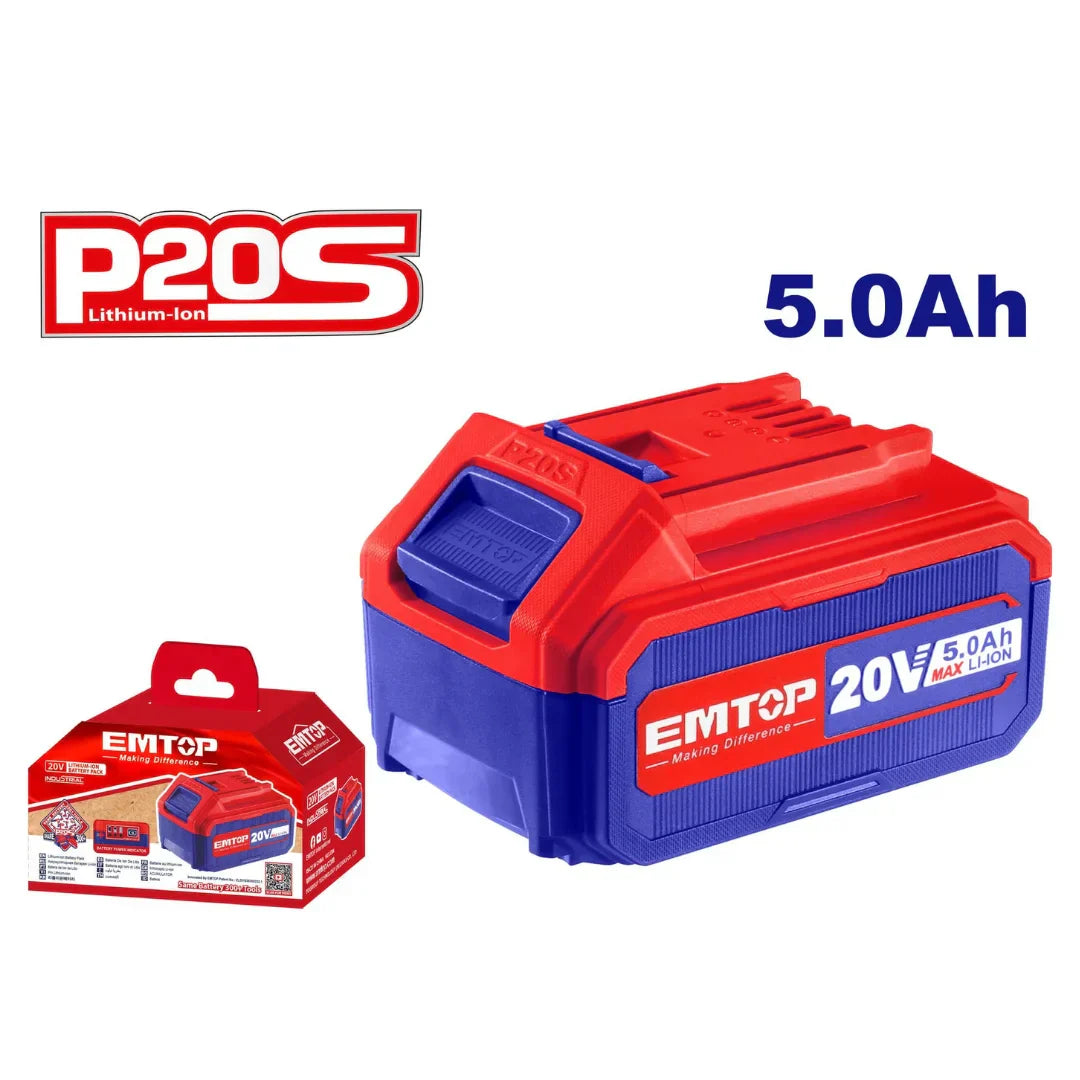 بطارية ليثيوم أيون بجهد 20 فولت  EMTOP EBPK20031