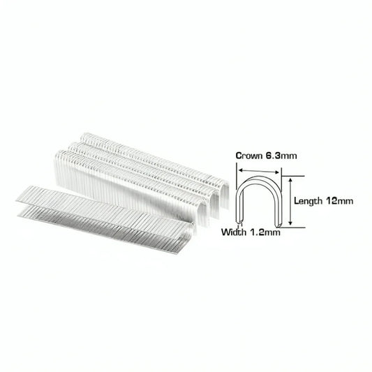 كبسات معكوفه مكبس تنجيد  10 مم - 1000 قطعة  EMTOP ENAL0412