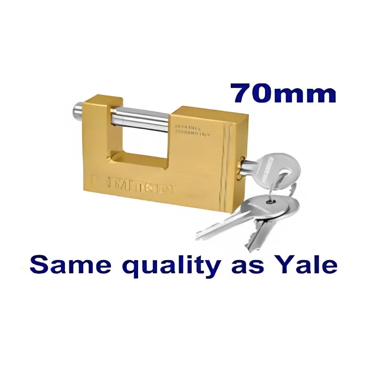 قفل أمان نحاس  على شكل مربع – 70 مم  EMTOP EPDKH7001