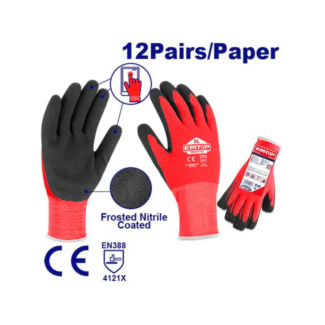 كفوف عمال  بخاصيه اللمس EMTOP ENGV0301