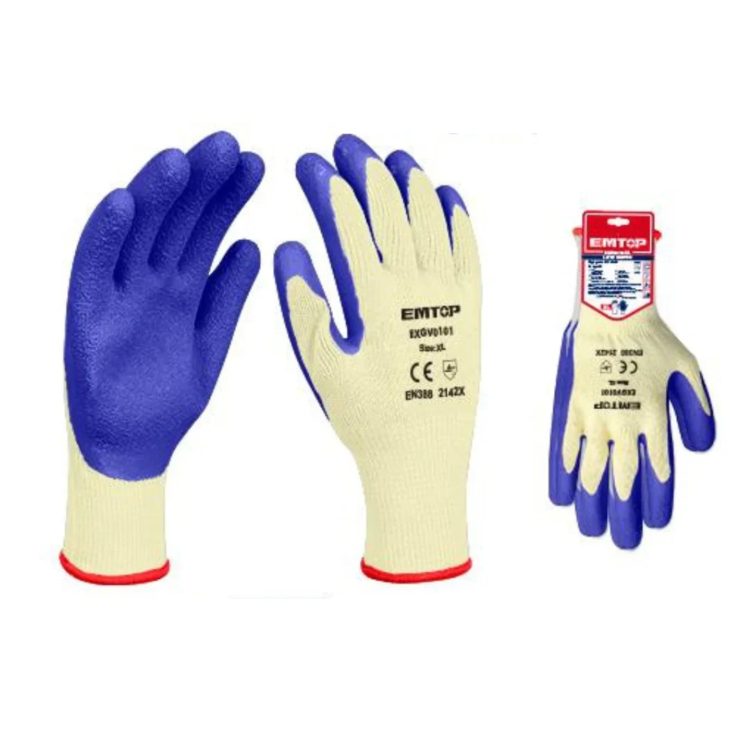 كفوف عمال مغطس ثقيل  EMTOP EXGV0101XL