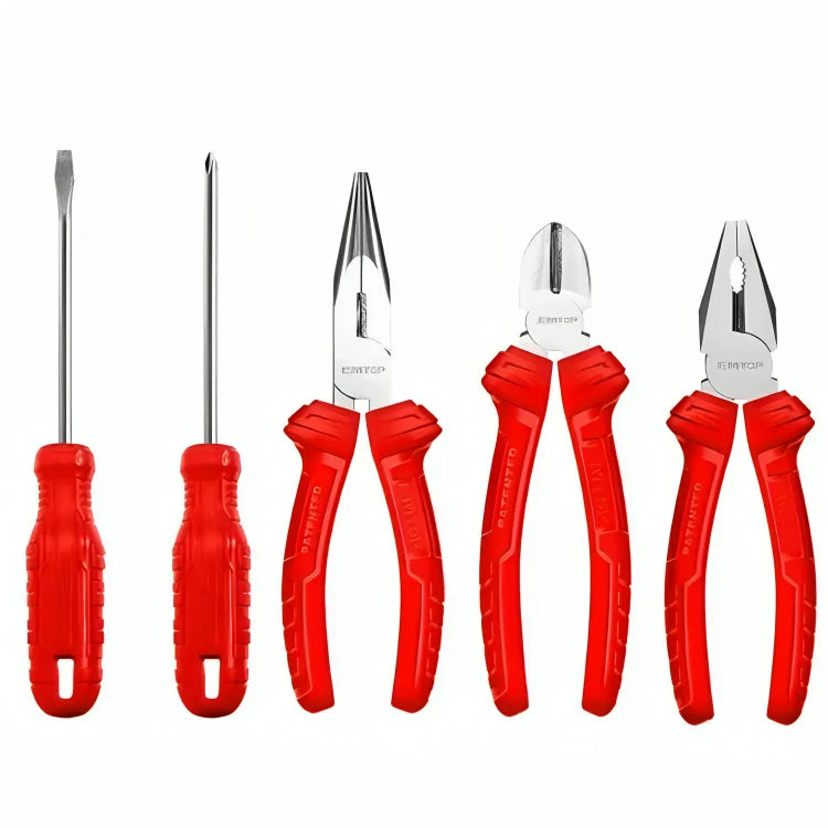 طقم زراديات و مفكات  مكون من 5 قطع EMTOP  EPLS0501