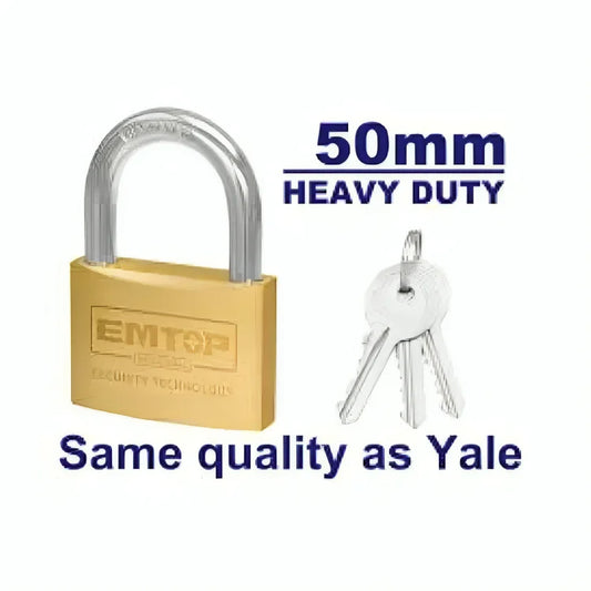 قفل نحاس 50 مم EMTOP EPDKB5021