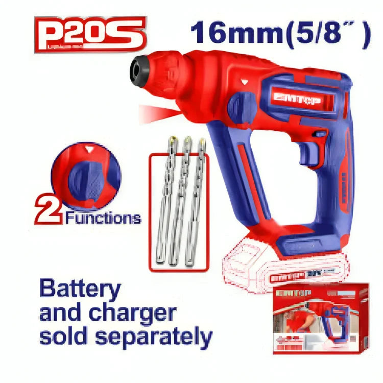 درل طرق لاسلكي EMTOP ELRH20168 20V