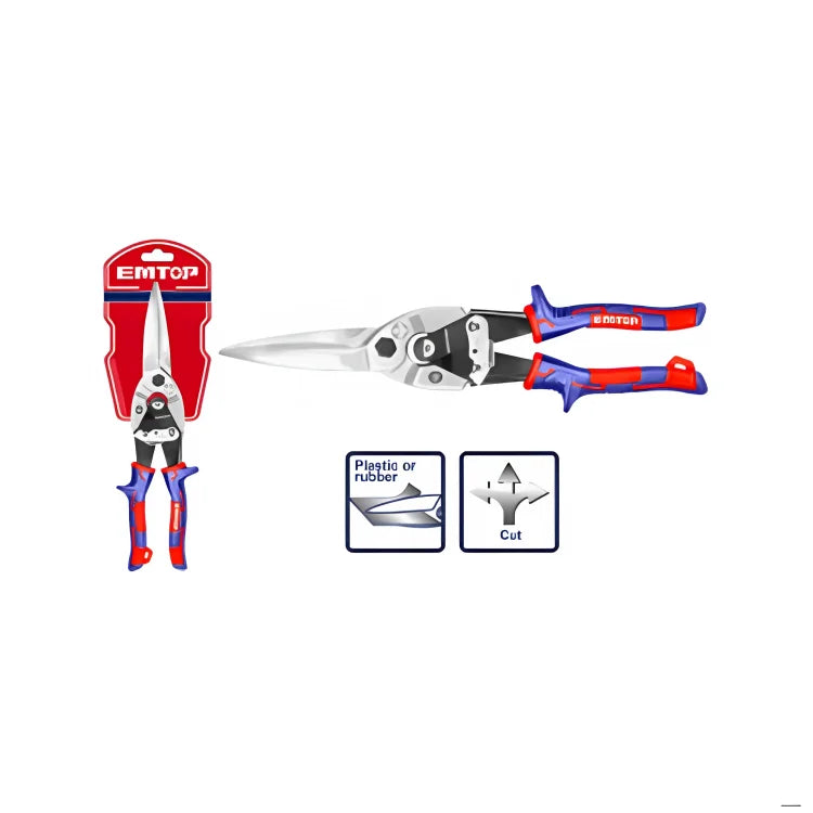 مقص صاج مستقيم طويل 12 انش (300 مم)  EMTOP EASP1271
