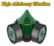 كمامة كيميائية مزدوجة من JADEVER