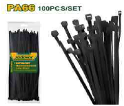 كيبل تاي اسود بعدة قياسات من JADEVER