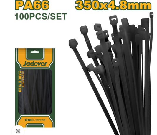 كيبل تاي أسود عالي الجودة 35 سم من جادايفر Jadever