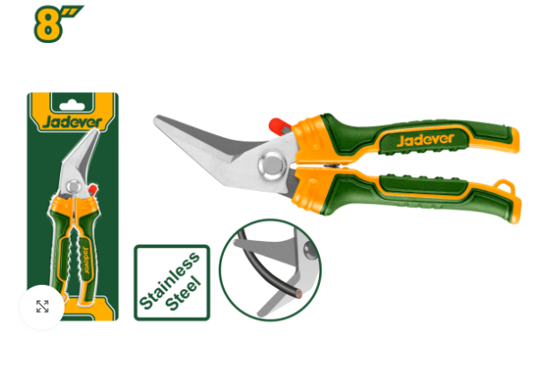 مقص متعدد الاستخدامات 8 " بشفرات منحنية من جاديفر Jadever