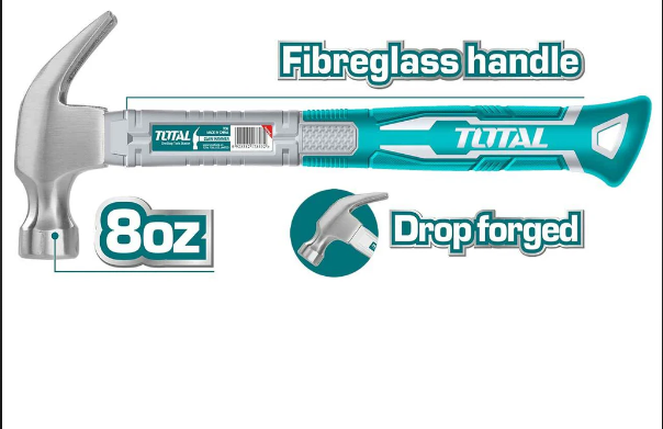 شاكوش خلع يد فيبر 220 غرام من TOTAL