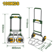 عرباية تحميل قابلة للطي 100كيلو من JADEVER - Smart Hack