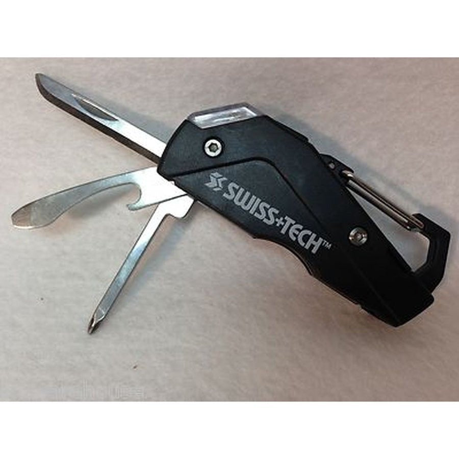 أداة متعددة الوظائف 6 في 1 مع كشاف – Swiss+Tech ST33400 | Swiss+Tech ST33400 Multi - Tool 6 - in - 1 - Smart Hack