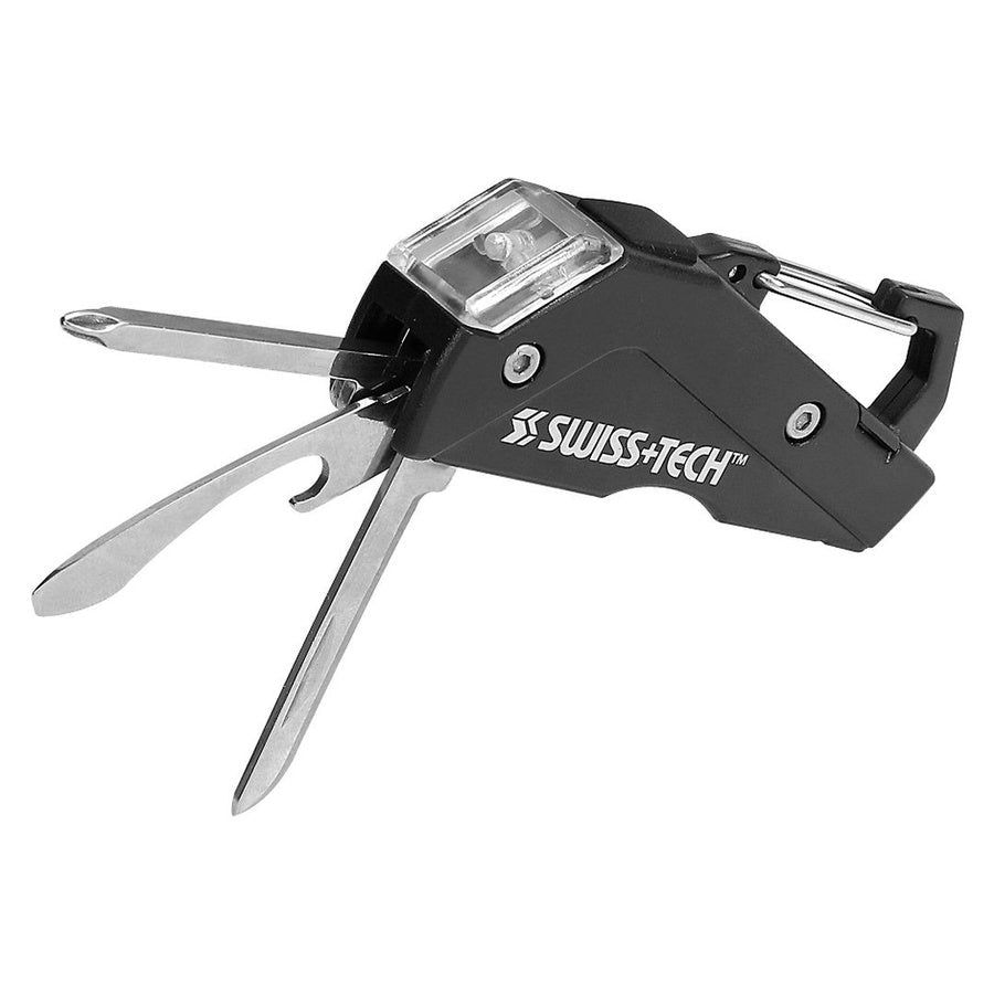 أداة متعددة الوظائف 6 في 1 مع كشاف – Swiss+Tech ST33400 | Swiss+Tech ST33400 Multi - Tool 6 - in - 1 - Smart Hack