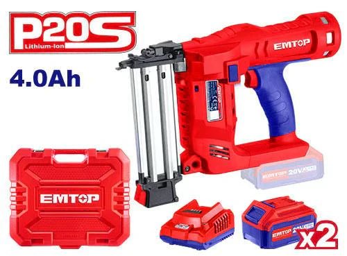 آلة تثبيت مسامير لاسلكية 20 فولت (قياس 18) | EMTOP ELBNLI2001 - Smart Hack