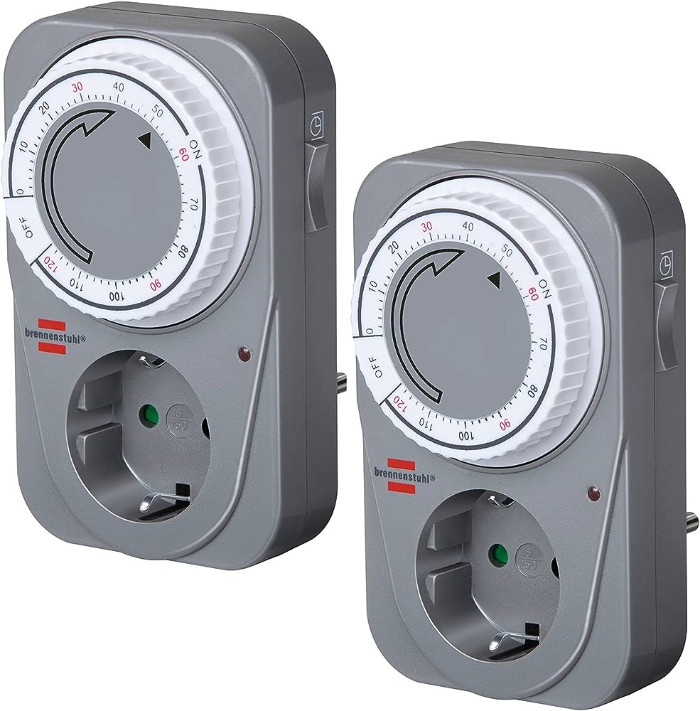 المقبس الكهربائي بالمؤقت الميكانيكي من Brennenstuhl - Smart Hack