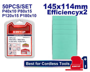 اوراق الصنفرة ( 50 قطعة ) 145×114 مم | EMTOP ESPR145115 - Smart Hack