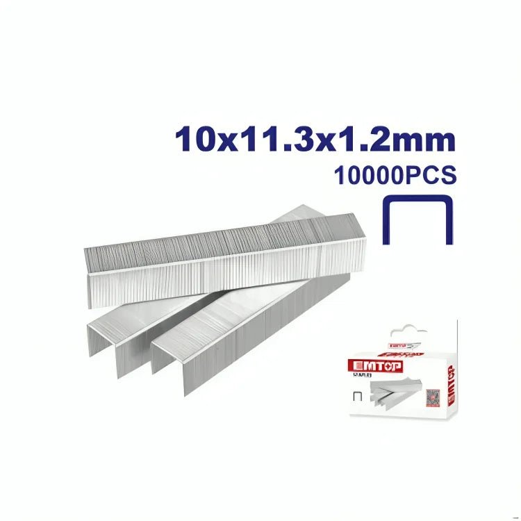 اسم المنتج: كبسات مكبس تنجيد 10 مم - 1000 قطعة EMTOP ENAL0210 - Smart Hack