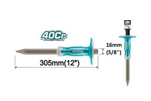 ازميل بوز16 ملم* 30 سم من Total - Smart Hack