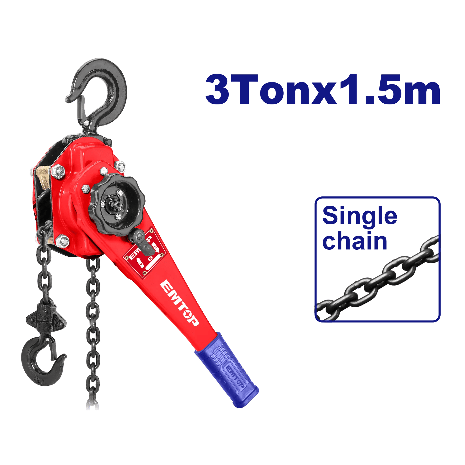 بلانكو سحب يدوي 3 طن EMTOP ECBK2030 - Smart Hack