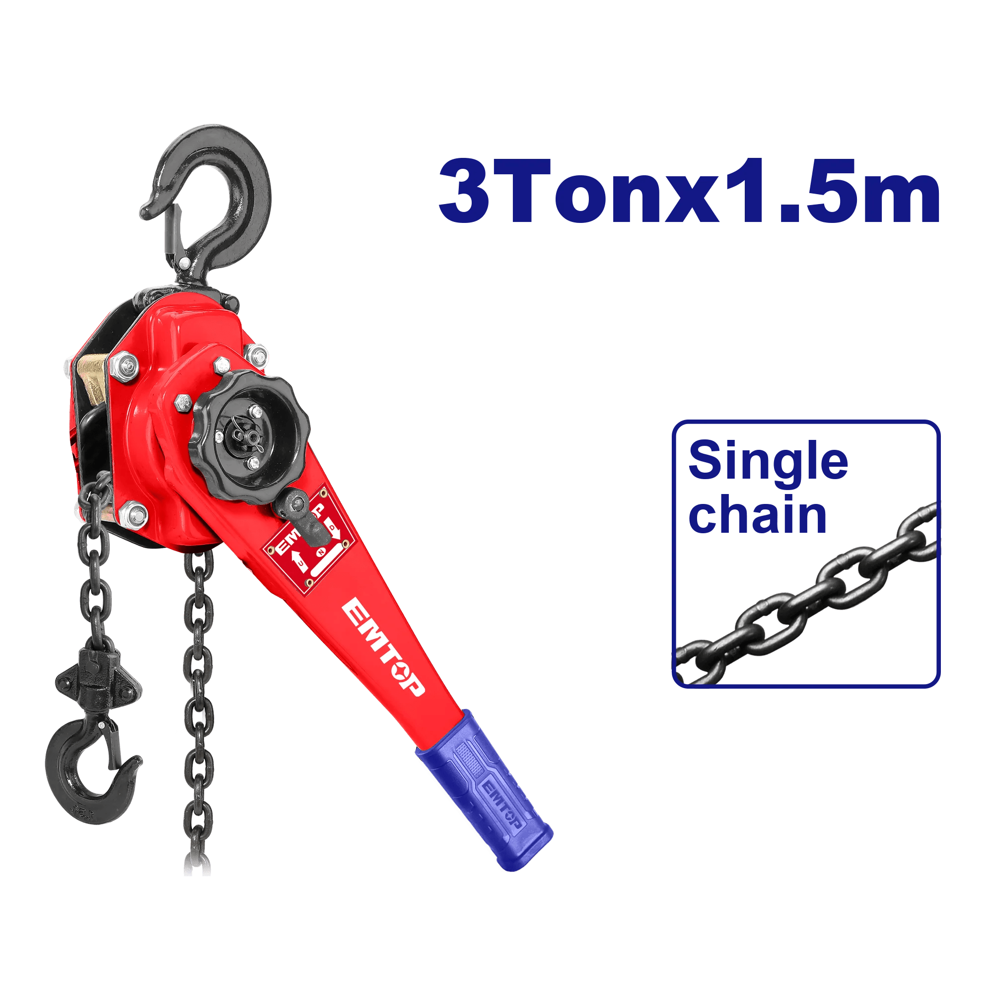 بلانكو سحب يدوي 3 طن EMTOP ECBK2030 - Smart Hack