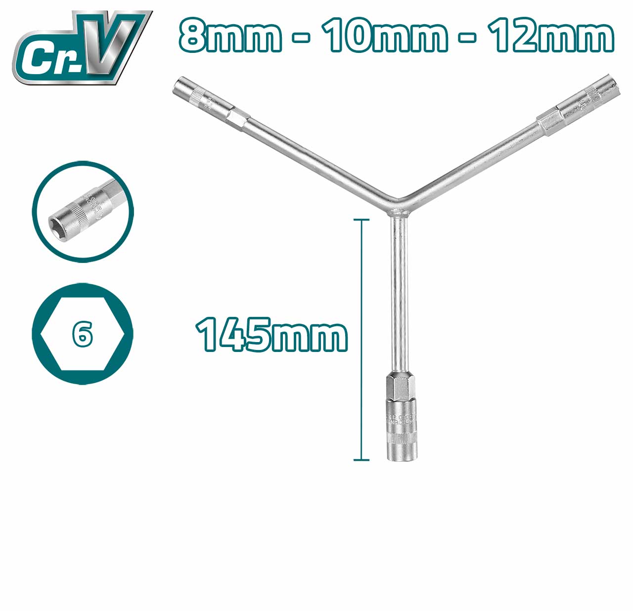 بوكس ثلاثي 12 ملم من Total - Smart Hack