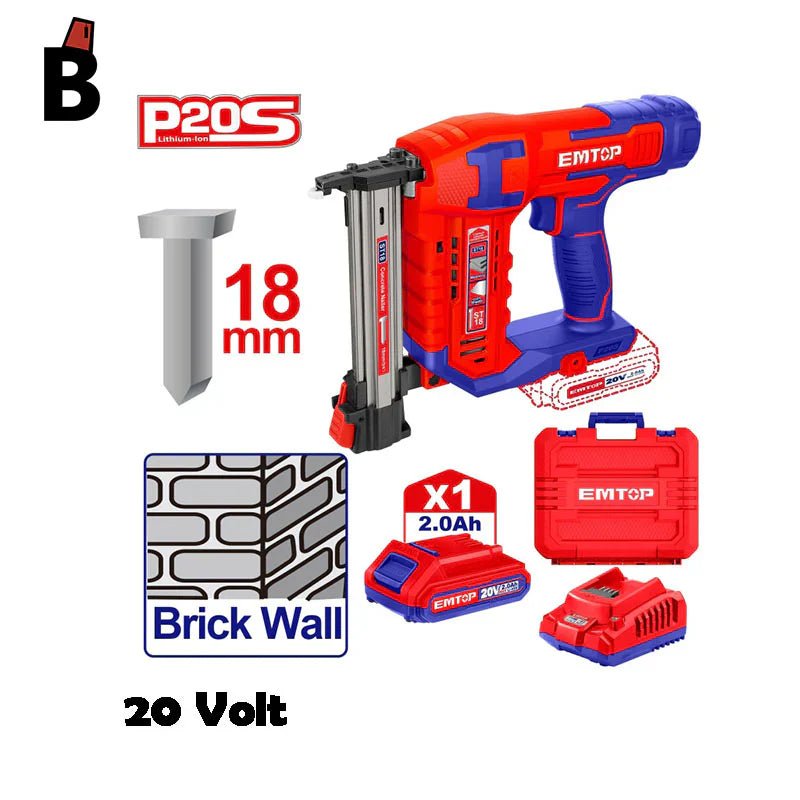 دبّاسة و مسمار كهربائية لاسلكي - EMTOP ELSTLI3808 - Smart Hack