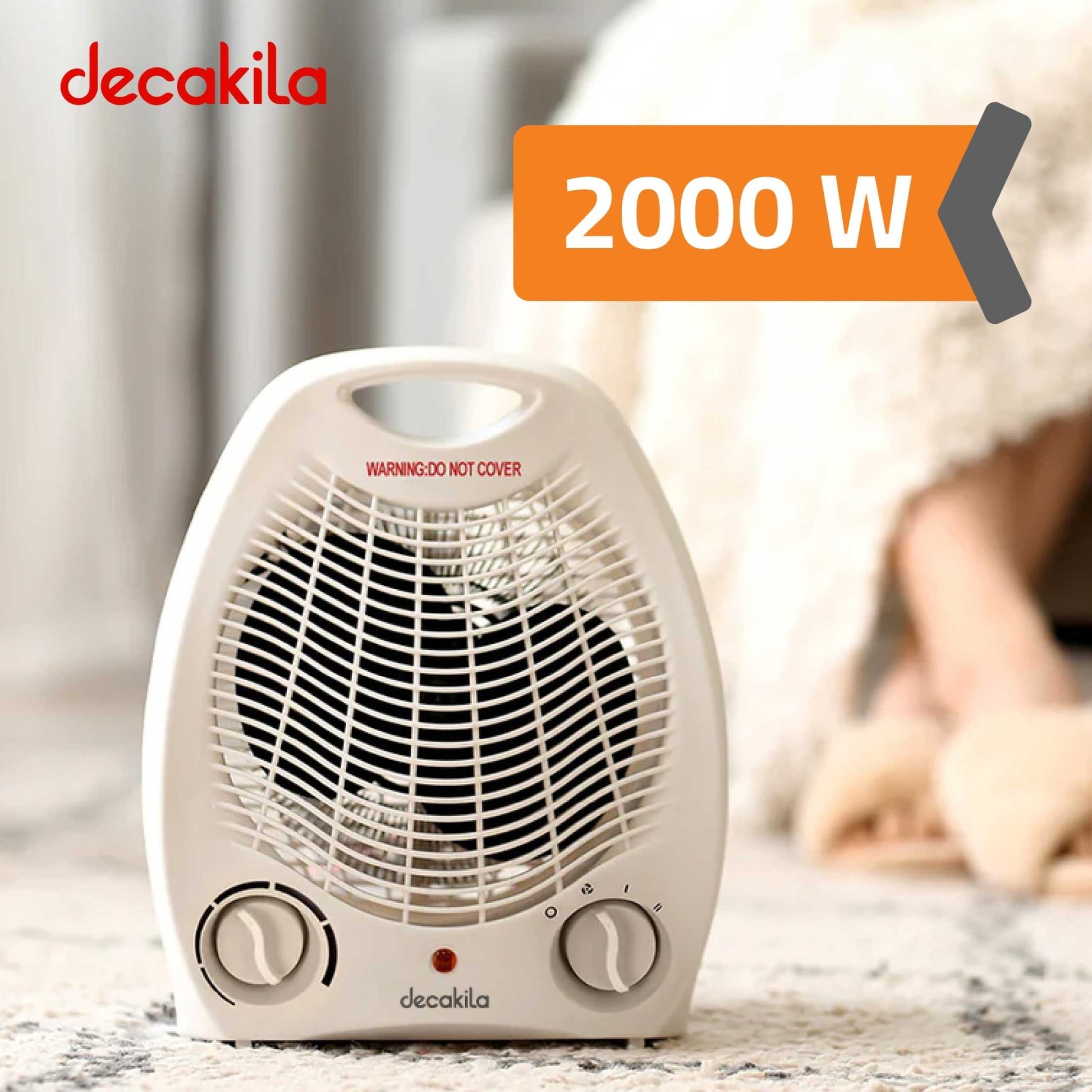 دفاية مروحة 2000 واط - من دكاكيلا Decakila - Smart Hack