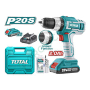 دريل شحن 20 فولت مع اكسسوارات من Total - Smart Hack