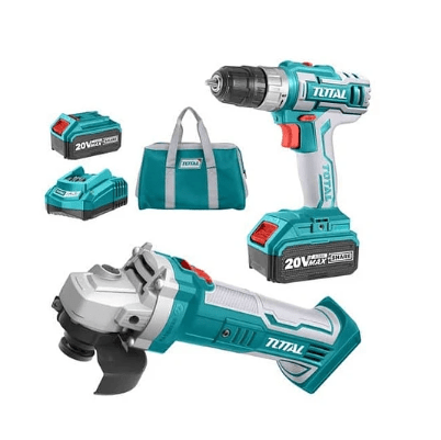 دريل شحن ليثيوم أيون مع صاروخ قص زاوية - Smart Hack