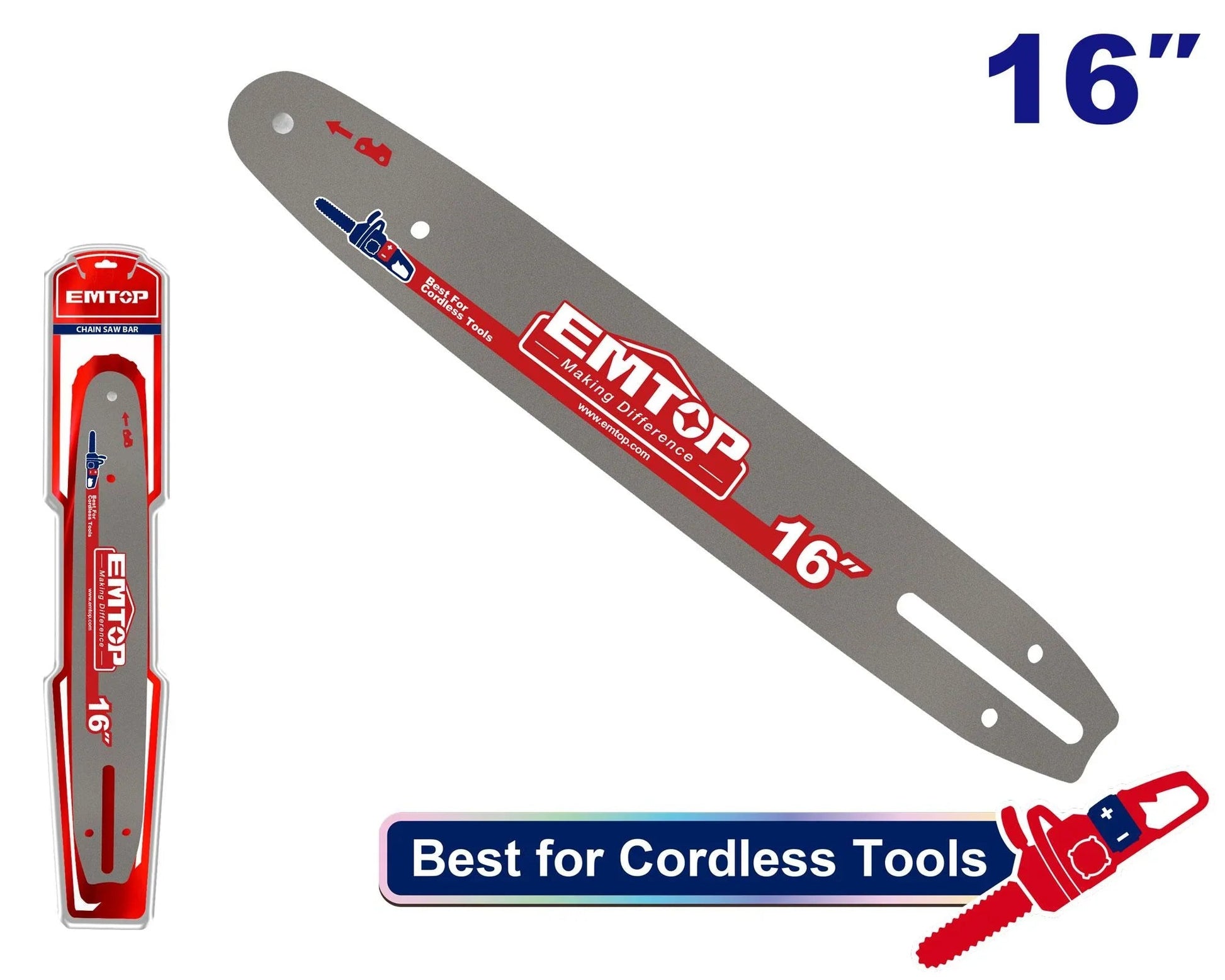 EMTOP ECSB6163 16" Chainsaw Guide Bar - Smart Hack
