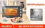 فرن توست 38 لتر – 1600 واط مع وظيفة شواء ومؤقت من ديكاديلا - Smart Hack