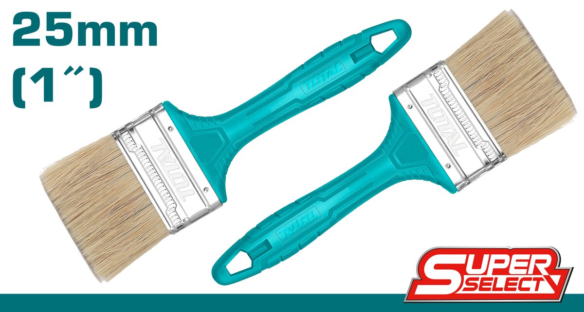 فرشاة دهان عرض عدة قياسات من Total - Smart Hack