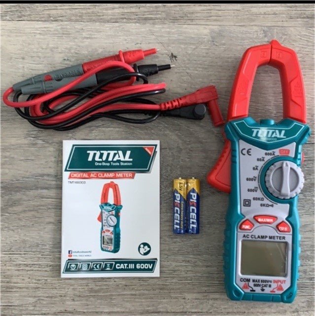 جهاز فحص كهرباء كلامب ميتر 600 فولت - توتال - Smart Hack