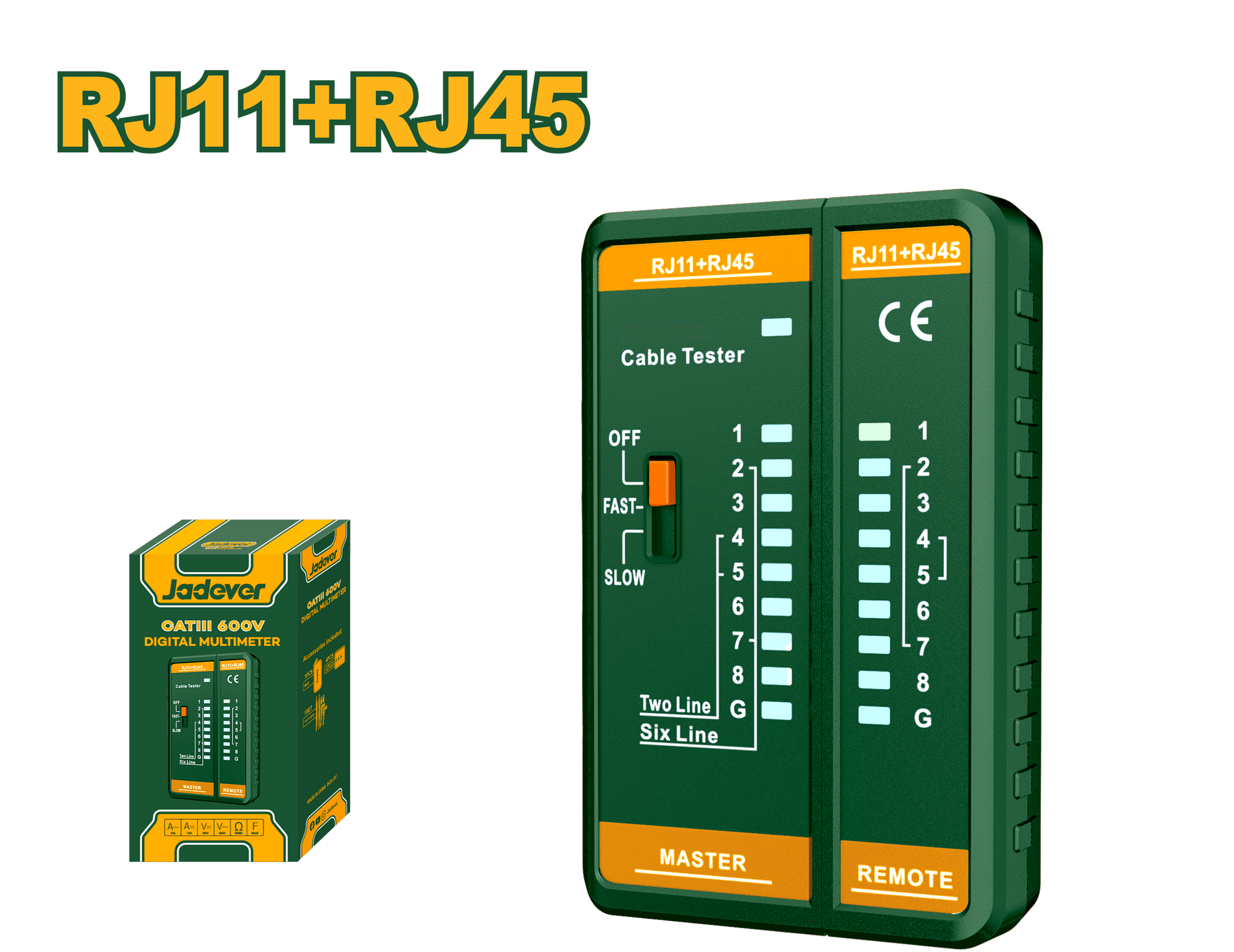 جهاز فحص شبكة نت ورك من جادايفر Jadever - Smart Hack