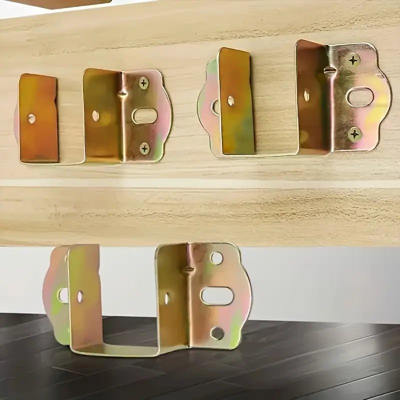 حامل معدني على شكل U متعدد الاستخدامات لتثبيت الأثاث والهياكل الخشبية - Smart Hack