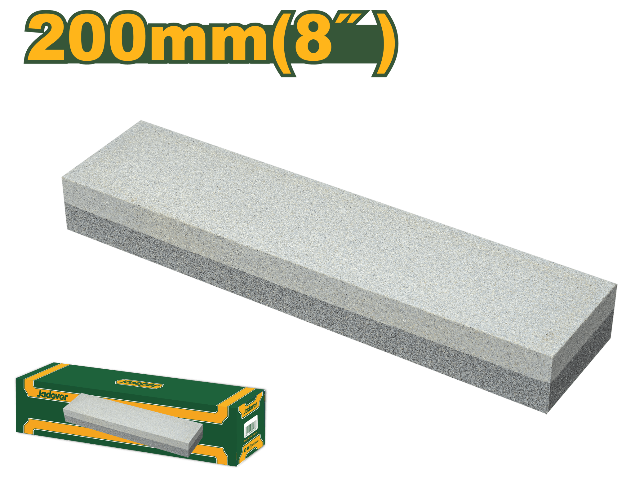 حجر سن مزدوج الحبيبات 200 مم من جادفير Jadever - Smart Hack