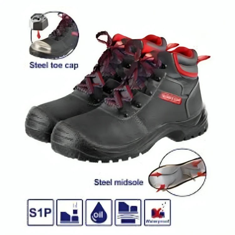 حذاء سيفتي جلد برقبة من EMTOP - Smart Hack