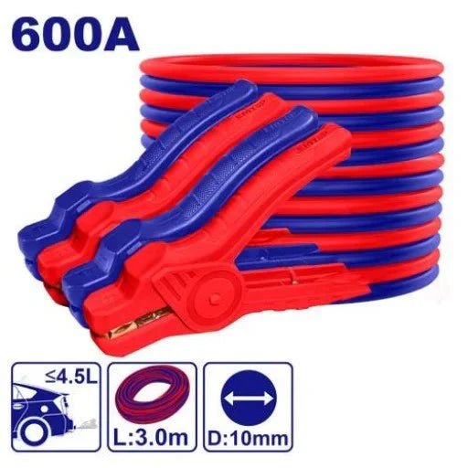 كابل اشتراك سيارة EMTOP 600A 3m - Smart Hack