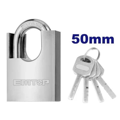 قفل أمان 50 مم EMTOP EPDKS5004 - Smart Hack