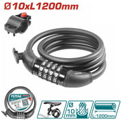 قفل بسكليت 10*1200 ملم ارقام من Total - Smart Hack