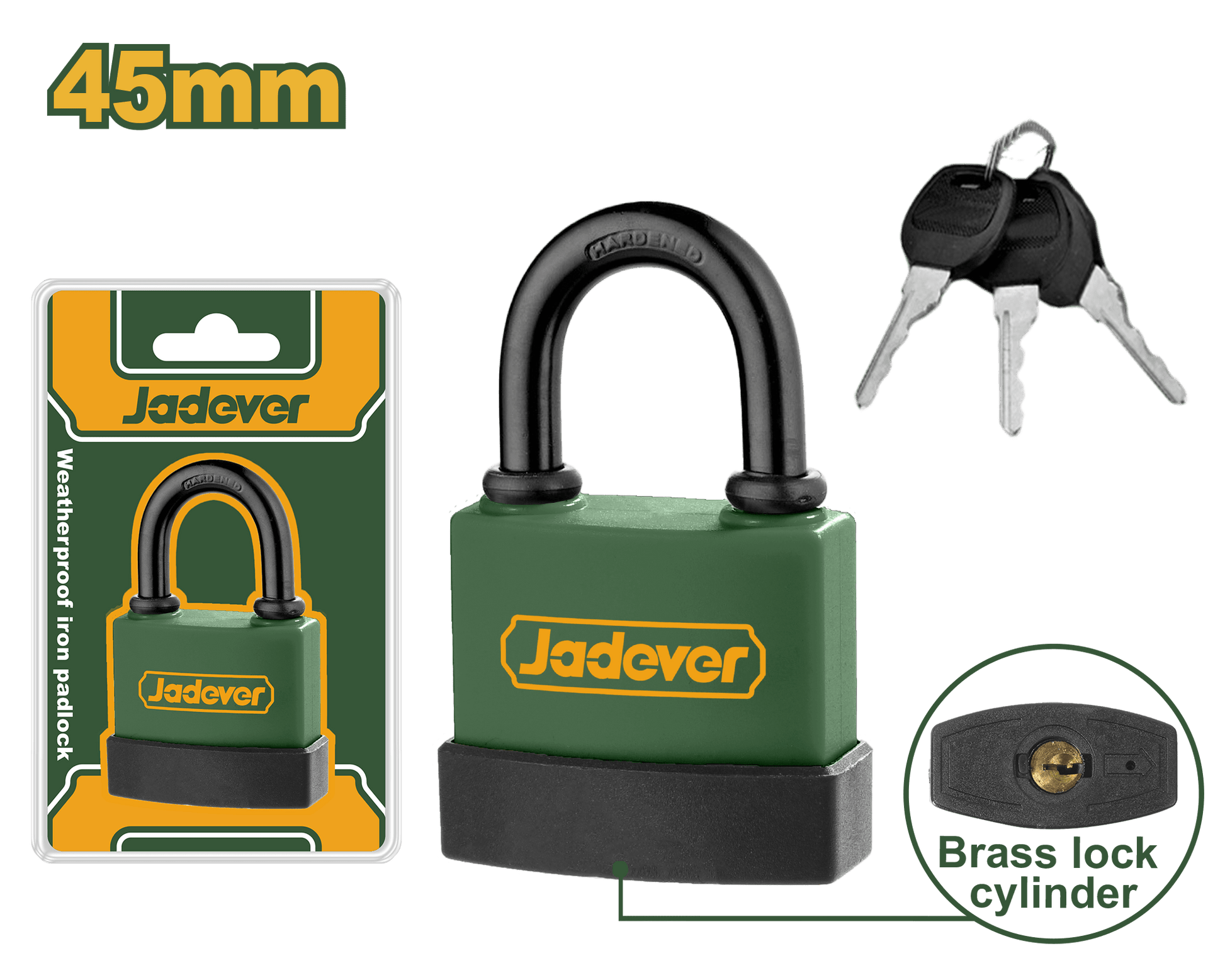 قفل مطري 45 ملم من جادايفر - Jadever - Smart Hack
