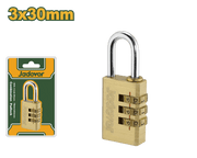 قفل نحاس أرقام 30 ملم 3 خانات من جادايفر JADEVER - Smart Hack