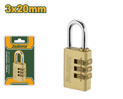 قفل نحاس أرقام عدة احجام من جادايفر Jadever - Smart Hack