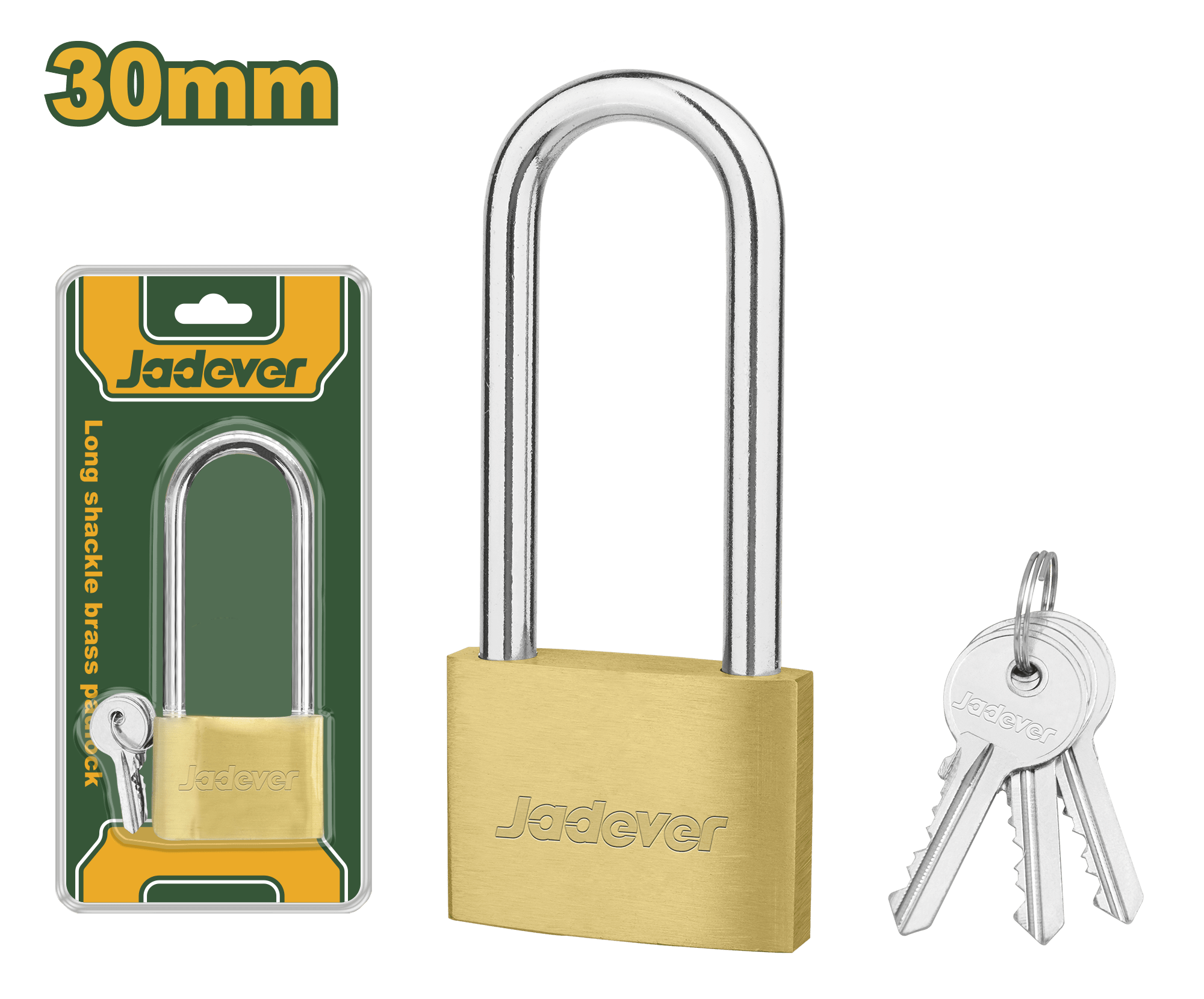 قفل نحاس حلقة طويل من جادايفر Jadever - Smart Hack