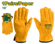 كفوف جلد طبيعي ثقيل lمن جادايفر - Jadever - Smart Hack