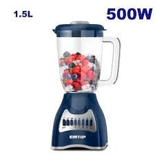 خلاط طعام كهربائي 500 واط 1.5 لتر 2 سرعة - Smart Hack